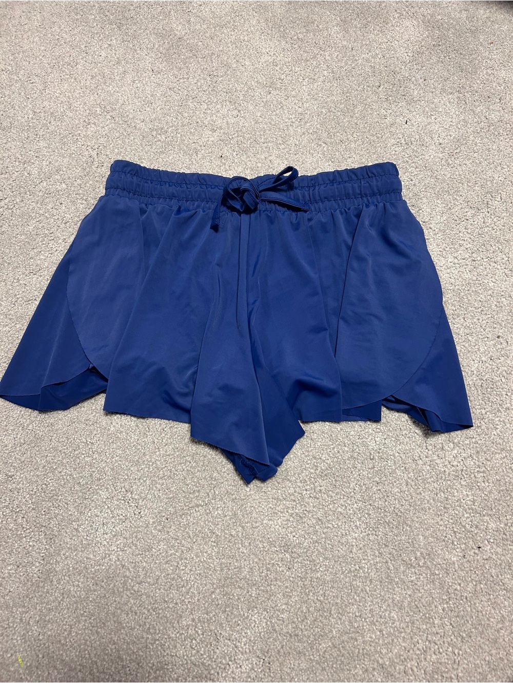 btween Navy Athletic Layered Running Shorts